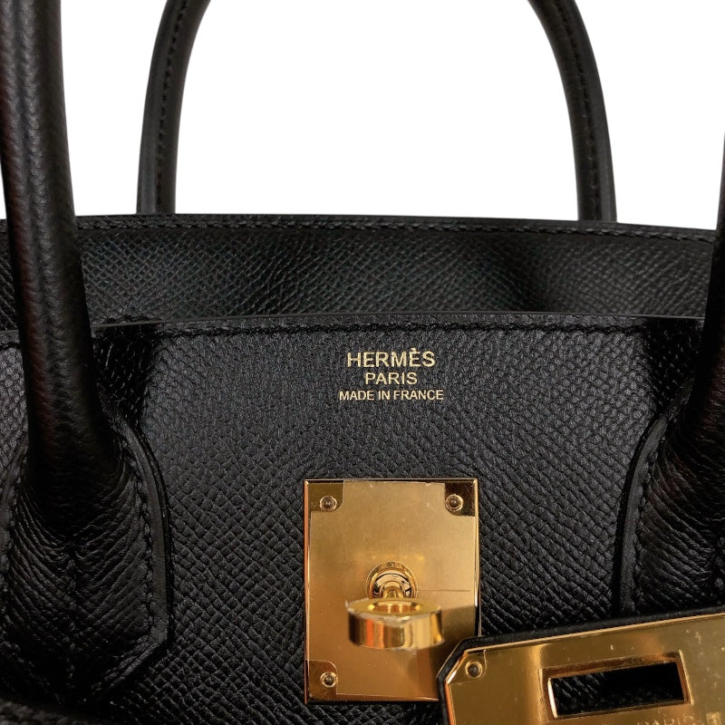 エルメス HERMES バーキン30 C刻印　(2018年製) ブラック　ゴールド金具 ヴォーエプソン レディース ハンドバッグ