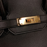 エルメス HERMES バーキン30 C刻印　(2018年製) ブラック　ゴールド金具 ヴォーエプソン レディース ハンドバッグ