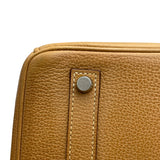 エルメス HERMES バーキン35 □H刻 ゴールド SV金具 アルデンヌ レディース ハンドバッグ