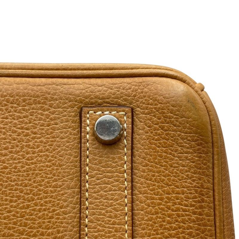エルメス HERMES バーキン35 □H刻 ゴールド SV金具 アルデンヌ レディース ハンドバッグ