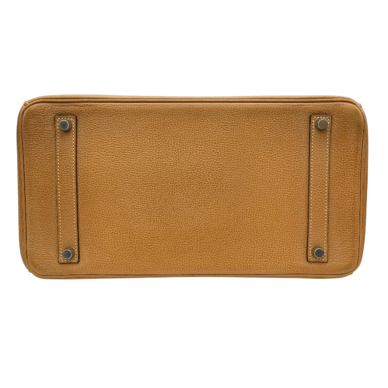 エルメス HERMES バーキン35 □H刻 ゴールド SV金具 アルデンヌ レディース ハンドバッグ