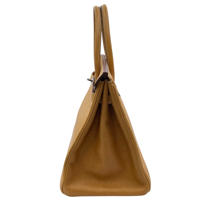 エルメス HERMES バーキン35 □H刻 ゴールド SV金具 アルデンヌ レディース ハンドバッグ