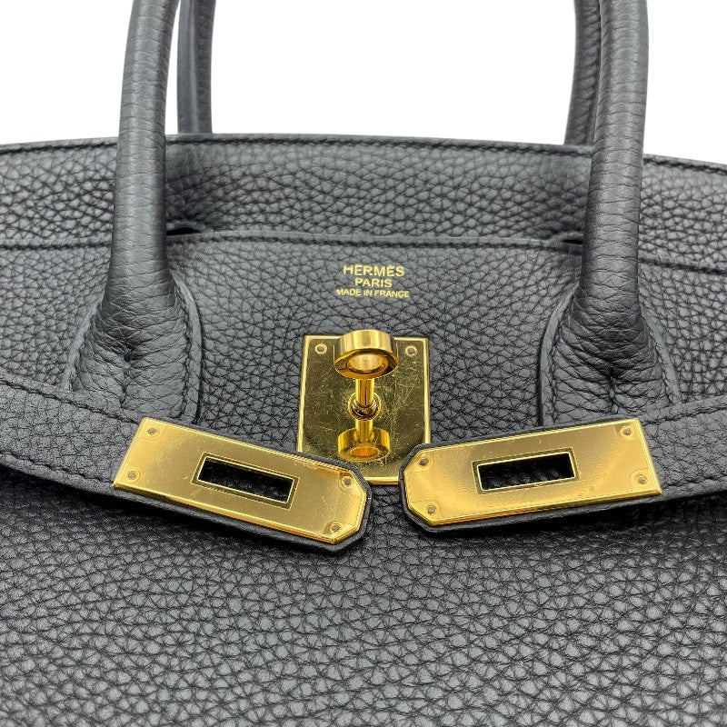 エルメス HERMES バーキン30 □R刻 ブラック GD金具 トゴ レディース ハンドバッグ