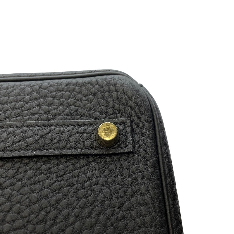 エルメス HERMES バーキン30 □R刻 ブラック GD金具 トゴ レディース ハンドバッグ