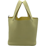 エルメス HERMES ピコタンロックPM W刻 ジョーヌミルトン トリヨン レディース ハンドバッグ