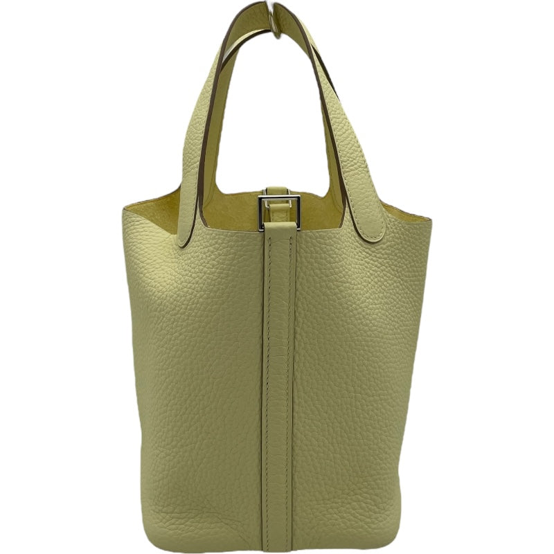 エルメス HERMES ピコタンロックPM W刻 ジョーヌミルトン トリヨン レディース ハンドバッグ