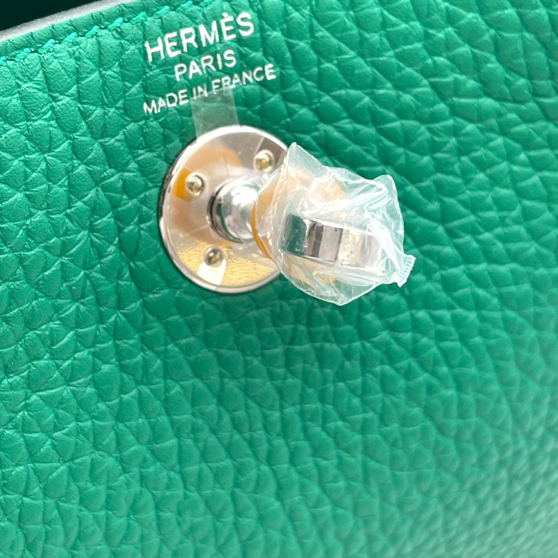 エルメス HERMES リンディ ミニ W刻印 ヴェールヴェルティゴ SV金具 トリヨン レディース ショルダーバッグ