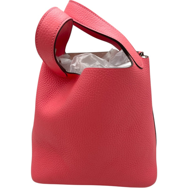 エルメス HERMES ピコタンロックPM A刻印 ローズアザレ SV金具 トリヨン レディース ハンドバッグ