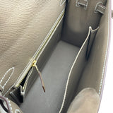 エルメス HERMES ケリー25 外縫い K刻印 エトゥープ GD金具 エプソン レディース ショルダーバッグ