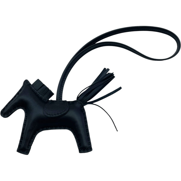 エルメス HERMES ロデオPM W刻印 ブラック アニョーミロ レディース チャーム