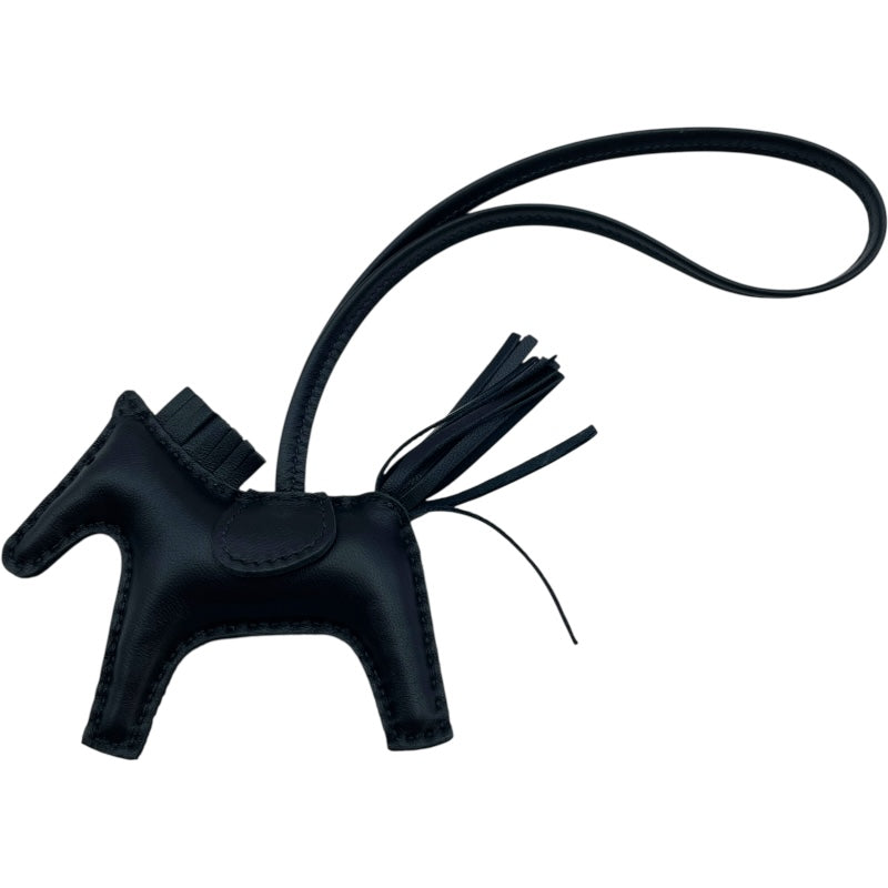 エルメス HERMES ロデオPM W刻印 ブラック アニョーミロ レディース チャーム