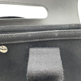 エルメス HERMES ヴァルパライソロングPM ブラック SV金具 トワル レディース ハンドバッグ