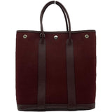 エルメス HERMES ガーデンファイルPM　▢I刻 ブラウン トワル レディース ハンドバッグ