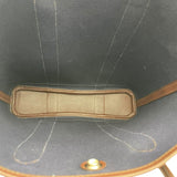 エルメス HERMES ガーデンファイルPM　▢I刻 ブラウン トワル レディース ハンドバッグ