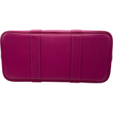 エルメス HERMES ガーデンパーティTPM A刻印 ローズパープル SV金具 カントリー レディース ハンドバッグ