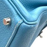 エルメス HERMES ケリー28 内縫い □J刻印 ブルージーン トリヨン レディース ショルダーバッグ