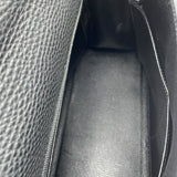 エルメス HERMES ケリー32 内縫い □H刻 ブラック SV金具 トゴ レディース ショルダーバッグ