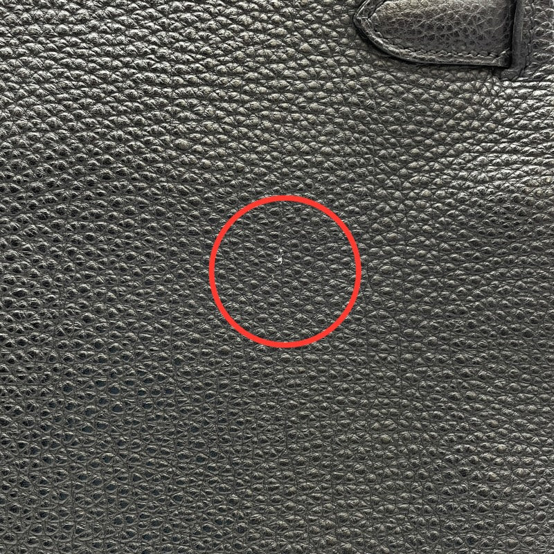 エルメス HERMES ケリー32 内縫い □H刻 ブラック SV金具 トゴ レディース ショルダーバッグ