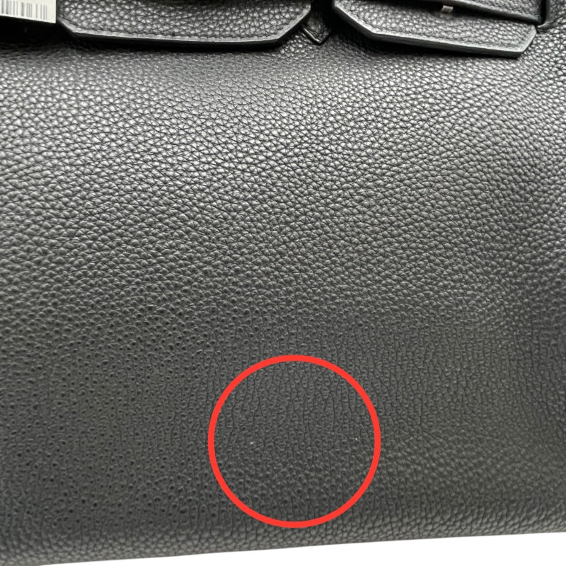 エルメス HERMES バーキン35 □O刻印 （2011年製） ブラック　シルバー金具 トゴ レディース ハンドバッグ