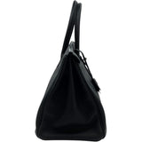 エルメス HERMES バーキン35 □O刻印 （2011年製） ブラック　シルバー金具 トゴ レディース ハンドバッグ