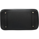 エルメス HERMES バーキン35 □O刻印 （2011年製） ブラック　シルバー金具 トゴ レディース ハンドバッグ