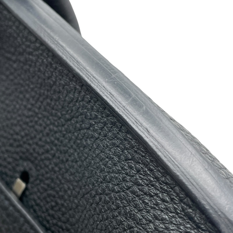 エルメス HERMES バーキン35 □O刻印 （2011年製） ブラック　シルバー金具 トゴ レディース ハンドバッグ