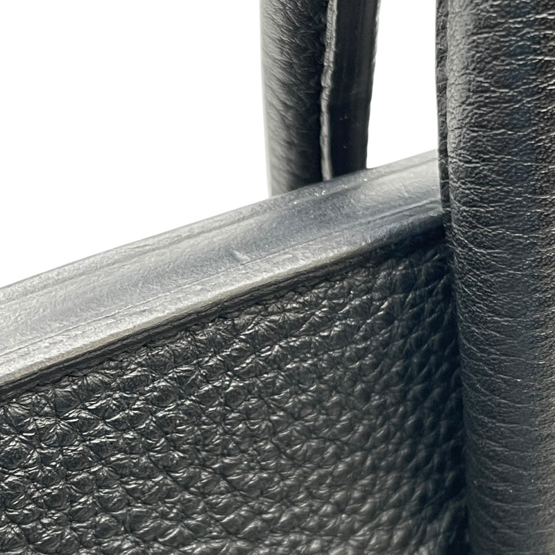 エルメス HERMES バーキン35 □O刻印 （2011年製） ブラック　シルバー金具 トゴ レディース ハンドバッグ