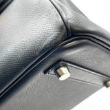 エルメス HERMES バーキン30 □K刻印　(2007年製) ブラック　シルバー金具 ヴォーエプソン レディース ハンドバッグ