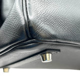 エルメス HERMES バーキン30 □K刻印　(2007年製) ブラック　シルバー金具 ヴォーエプソン レディース ハンドバッグ