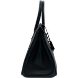 エルメス HERMES バーキン30 □K刻印　(2007年製) ブラック　シルバー金具 ヴォーエプソン レディース ハンドバッグ