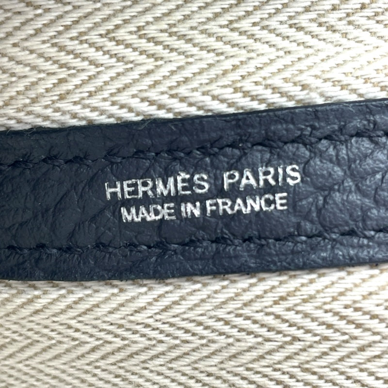 エルメス HERMES ガーデンパーティPM T刻印 ブラック SV金具 カントリー レディース ハンドバッグ