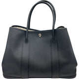 エルメス HERMES ガーデンパーティPM T刻印 ブラック SV金具 カントリー レディース ハンドバッグ