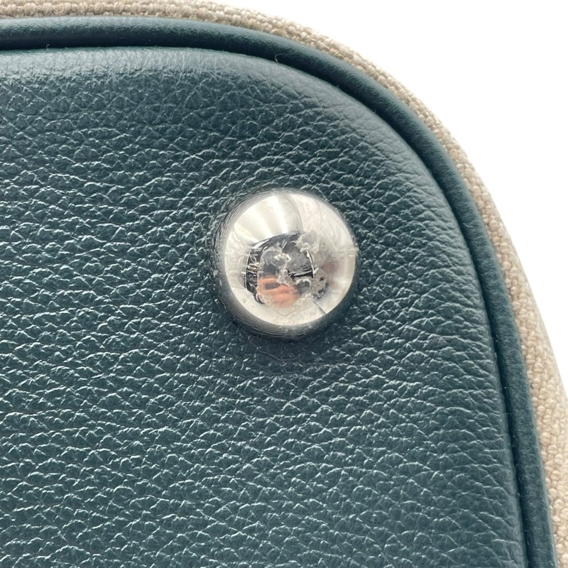 エルメス HERMES ボリード リラックス45 C刻 ブルー・ホワイト トワルドゥキャンプ・エバーカラー レディース ハンドバッグ