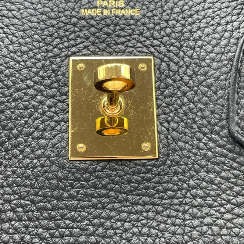 エルメス HERMES バーキン35 T刻 ブラック トゴ レディース ハンドバッグ