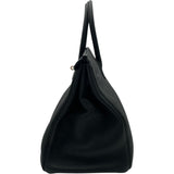 エルメス HERMES バーキン35 T刻 ブラック トゴ レディース ハンドバッグ