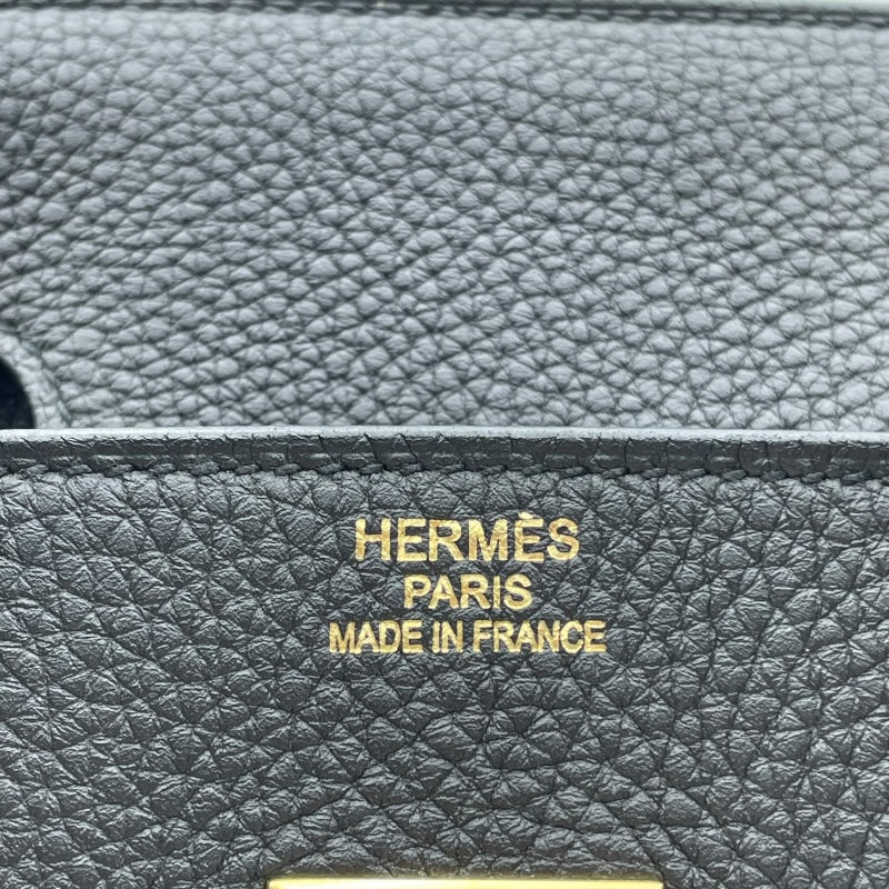 エルメス HERMES バーキン35 T刻 ブラック トゴ レディース ハンドバッグ