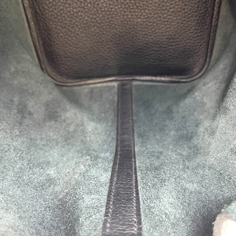 エルメス HERMES ピコタンロックMM A刻印 ブラック SV金具 トリヨン レディース ハンドバッグ