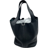 エルメス HERMES ピコタンロックMM A刻印 ブラック SV金具 トリヨン レディース ハンドバッグ