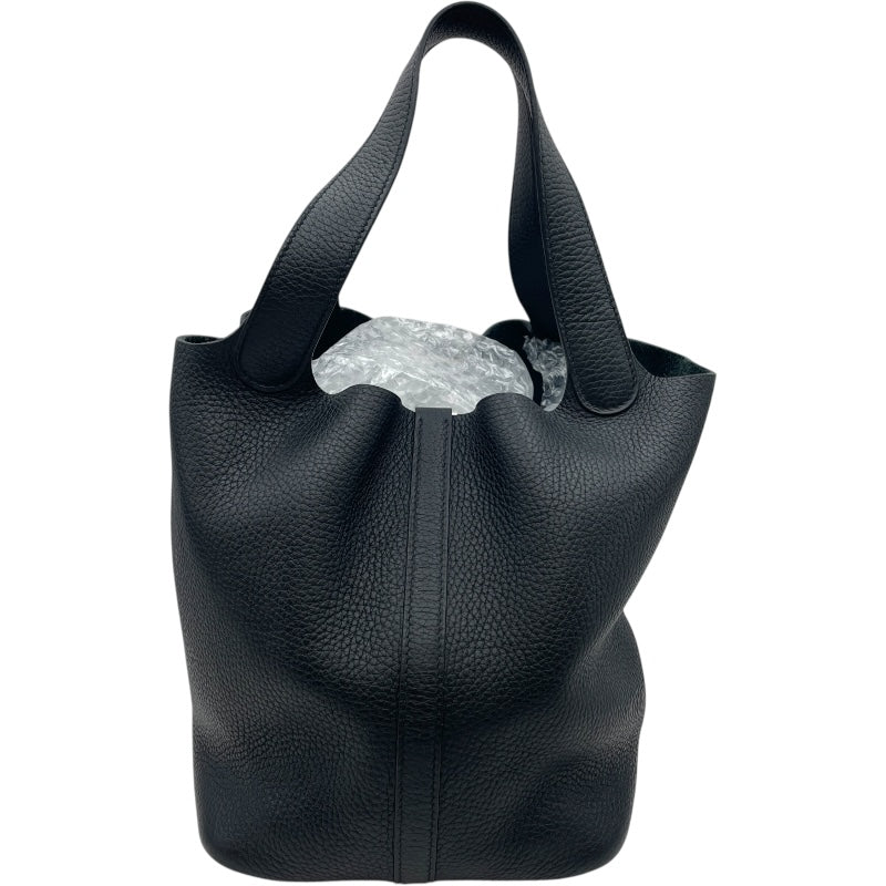 エルメス HERMES ピコタンロックMM A刻印 ブラック SV金具 トリヨン レディース ハンドバッグ