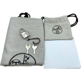 エルメス HERMES ピコタンロックマイクロ U刻印 ラッキーデイジー/ナタ/ヴェールホワイト SV金具 スイフト レディース ハンドバッグ