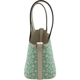 エルメス HERMES ピコタンロックマイクロ U刻印 ラッキーデイジー/ナタ/ヴェールホワイト SV金具 スイフト レディース ハンドバッグ