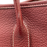 エルメス HERMES ガーデンパーティTPM □O刻 ルージュアッシュ SV金具 ネゴンダ レディース ハンドバッグ