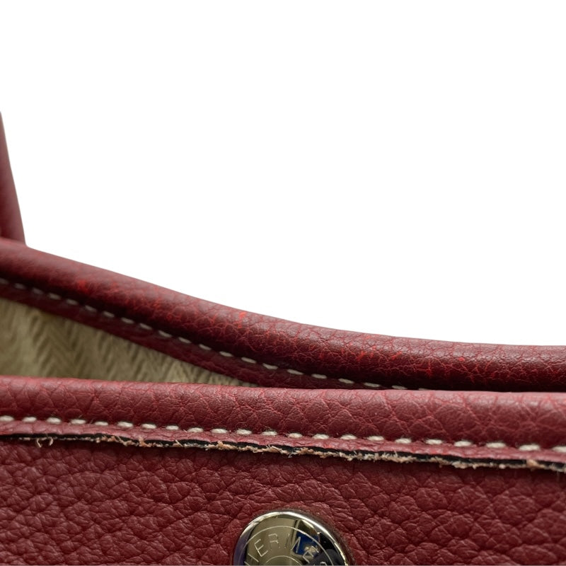 エルメス HERMES ガーデンパーティTPM □O刻 ルージュアッシュ SV金具 ネゴンダ レディース ハンドバッグ