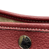 エルメス HERMES ガーデンパーティTPM □O刻 ルージュアッシュ SV金具 ネゴンダ レディース ハンドバッグ