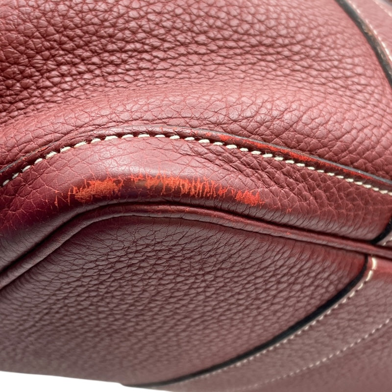 エルメス HERMES ガーデンパーティTPM □O刻 ルージュアッシュ SV金具 ネゴンダ レディース ハンドバッグ