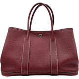 エルメス HERMES ガーデンパーティTPM □O刻 ルージュアッシュ SV金具 ネゴンダ レディース ハンドバッグ