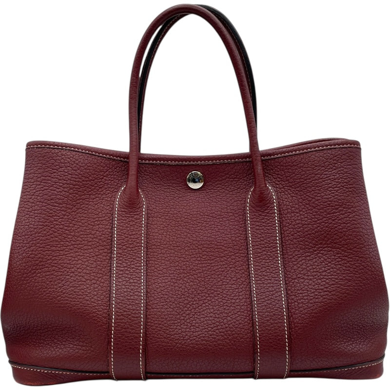 エルメス HERMES ガーデンパーティTPM □O刻 ルージュアッシュ SV金具 ネゴンダ レディース ハンドバッグ