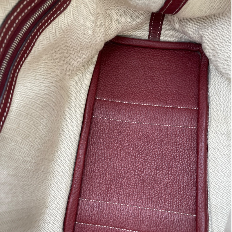 エルメス HERMES ガーデンパーティTPM □O刻 ルージュアッシュ SV金具 ネゴンダ レディース ハンドバッグ