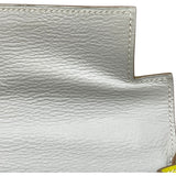 エルメス HERMES ケリー28 内縫い キャンディ □O刻印 ライム/パールグレー SV金具 エプソン レディース ショルダーバッグ