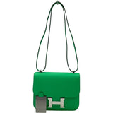 エルメス HERMES コンスタンス3 ミニ B刻印　(2023年製) ヴェールコミック シルバー金具 ヴォーエプソン レディース ショルダーバッグ